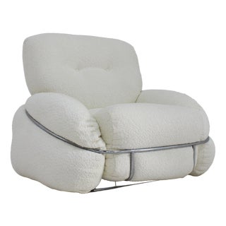 Vintage Okay Lounge Chair by Adriano Piazzesi, Italy, 1970s For Sale