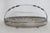 Queen Anne 1960s Mayell Queen Anne Divided Glass Dish on Footed Silver Plated Handled Stand For Sale - Image 3 of 15