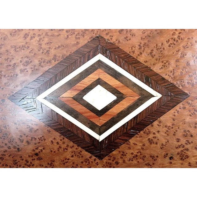 Small French Napoleon III Wooden Trunk For Sale - Image 6 of 18