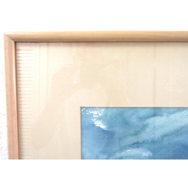 Vintage Original E. G. Bengert Watercolor Painting of Beach Sand Dunes For Sale In Miami - Image 6 of 9