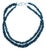 Elegant Two-Strand Emerald Matrix Necklace by Aria Jewelry, 18 Inch For Sale