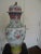 Massive 1920s Vintage Chinese Famille Rose Hand Painted Temple Jar For Sale - Image 4 of 7
