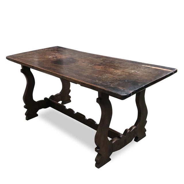 Walnut Refectory Table, 1700s For Sale - Image 4 of 6