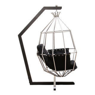 Vintage Lounge Chair by Papegojan for IB Arberg, Sweden, 1970s For Sale