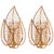 German Wall Sconces in Crystal & Gilt Brass from Palwa, 1960s, Set of 2 For Sale - Image 9 of 9