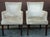 Modern Late 20th Century Pair Hickory Chair Mto Zoffany Ocelot Velvet Upholstered and Walnut Armchairs For Sale - Image 3 of 11