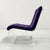 Modern Space Age Lounge Chair in Acrylic Glass with Purple Cushion, 1970s For Sale - Image 3 of 15