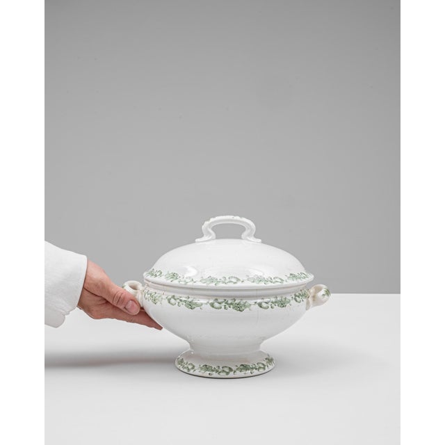 Mid-Century Modern 20th Century Dutch Special Edition Porcelain Tureen With Lid For Sale - Image 3 of 18