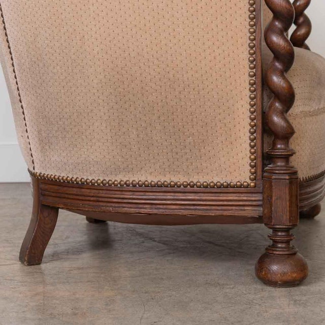 Pair of 19th Century Antique Barley Twist Armchairs For Sale - Image 14 of 18