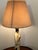 1950s Mid Century Chinoiserie Asian Figural Warrior Chalkware Lamp 22" For Sale - Image 5 of 11
