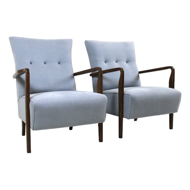 Set of Armchairs attributed to Studio Tecnico Cassina, 1940s For Sale