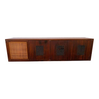 Jack Cartwright for Founders Brazilian Rosewood Wall Mounted Cabinet For Sale