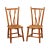 Vintage Rustic Pine Wood and Rush Seat Side Chairs For Sale - Image 13 of 13