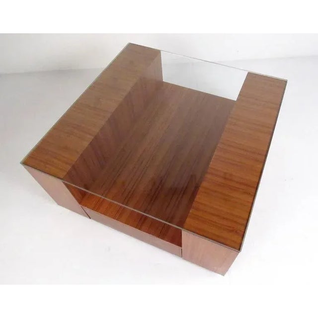 Mid-Century Modern Scandinavian Modern Teak Coffee Table For Sale - Image 3 of 10