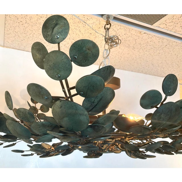 2020s Arteriors Organic Modern Coconut Shell Bilal Semi-Flush Mount For Sale - Image 5 of 5