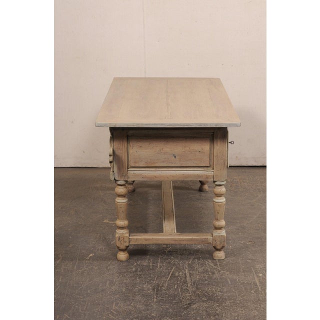 French Desk with Shell Carved Motif, 19th Century For Sale - Image 11 of 12