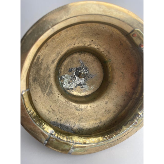 17th Century Nuremberg Brass Bell Form Engraved Candlestick For Sale - Image 11 of 11