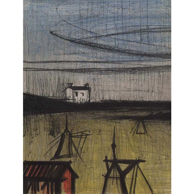 Artist: Bernard Buffet Country: France Title: Landscape 2 Medium: Original Lithograph Marks: Not Signed , Not numbered...
