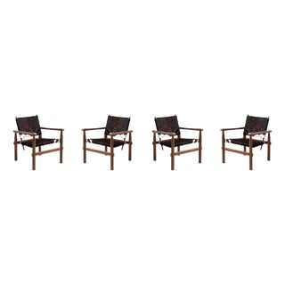 533 Doron Hotel Armchairs by Charlotte Perriand for Cassina, Set of 4 For Sale