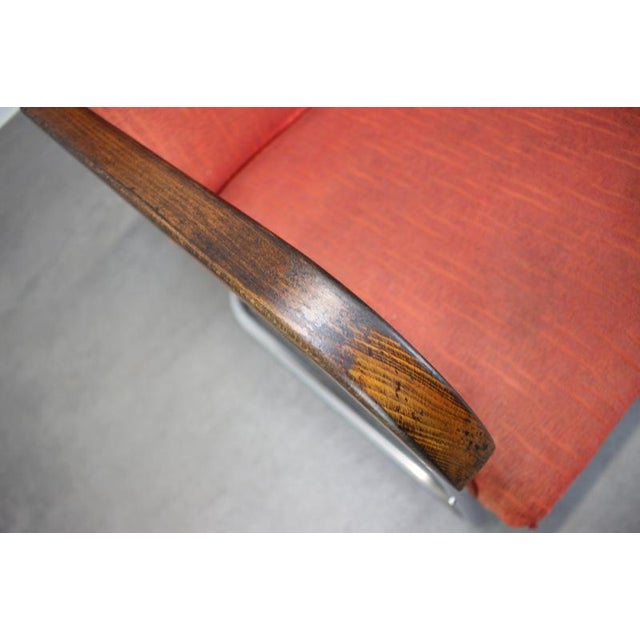 Bauhaus Bauhaus B36P Armchair by Anton Lorenz, Former Czechoslovakia, 1930s For Sale - Image 3 of 15