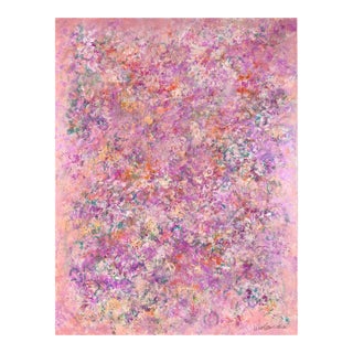 Love in Spring at Big Sur California Original Acrylic on Canvas by J W Winslow For Sale