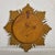 Metal French Sunburst Blue Talosel Wall Mirror by Irena Jaworska, 1960s - 2 Available For Sale - Image 7 of 10