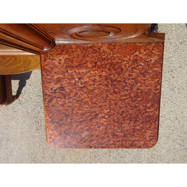 Vintage Walnut Dressing Table, 1950s For Sale - Image 11 of 18