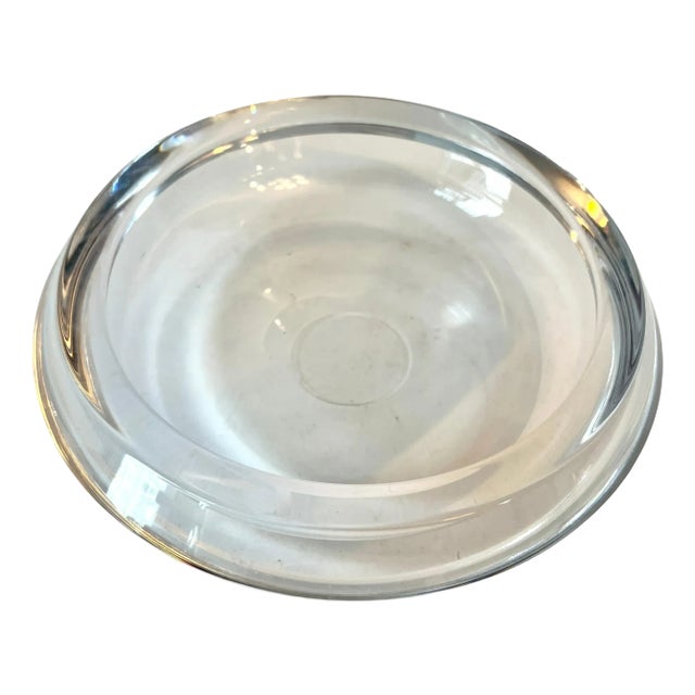 Round Glass Dish Bowl or Cigar 420 Ashtray For Sale