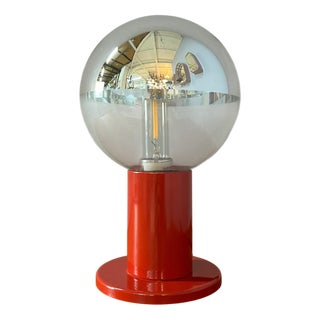 Red Big Globe Table Lamp by Motoko Ishii for Staff For Sale