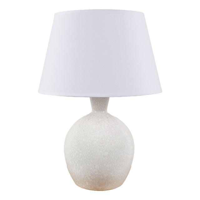 Vintage French Ceramic Lamp in the style of Jean Besnard, France, 1960 For Sale