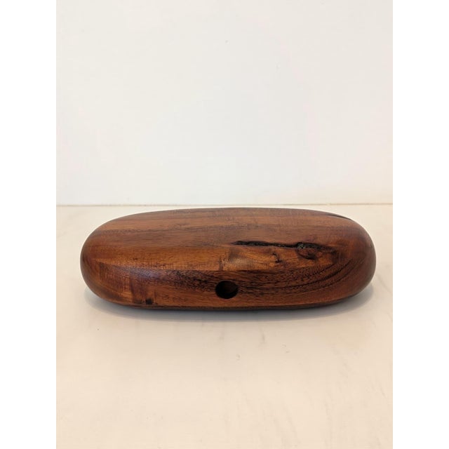 Vintage Dean Santner Sculpted Wood Jewelry Box With Drawer For Sale In San Francisco - Image 6 of 8