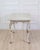 19th Century 19th Century French Painted Iron Table with Marble Top and Lion Paw Feet For Sale - Image 5 of 7