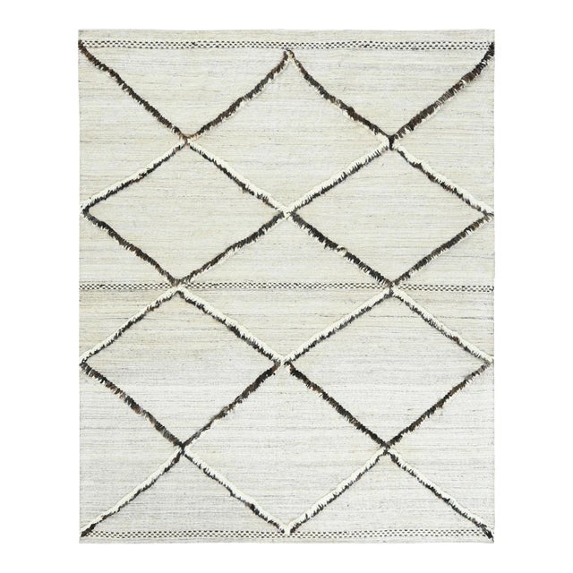2020s Hand Knotted Modern Rug. 08'04" X 10'02" For Sale