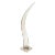 Vintage Arched Gradient Lucite and Silver Plate Sculpture by Catherine Noll, France, 1970's For Sale