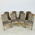 Dimensions: H 39” x W 19.3” x D 20” x SH 20.3”. Set of 8 Vintage French Louis XV style dining chairs, newly upholstered in...
