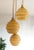 Art Deco Trio Globe Pendant Light, 1950s For Sale - Image 3 of 9