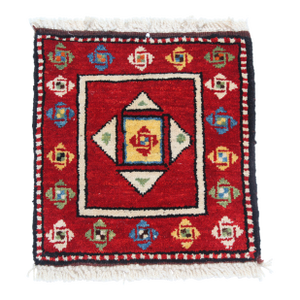 Handcrafted Door Mat Rug / Small Size Handmade Carpet