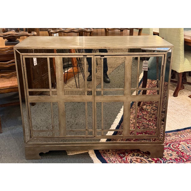 2010s Hooker Furniture Melange Mirrored Gold Sideboard For Sale - Image 5 of 12