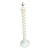 Postmodern Cream Spiral Wooden Floor Lamp For Sale