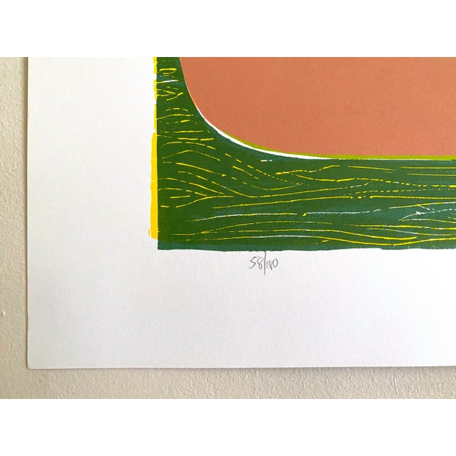 Vintage 1960's Mid Century Modern " Reclining Woman " Lmtd Edtn Signed Original Fine Art Silkscreen Print For Sale - Image 11 of 13