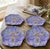 Amethyst South African Handmade & Hand-Painted Ceramic Serving Plate - Set of 4 For Sale - Image 8 of 11
