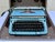 Metal Vintage Smith Corona Galaxie 12 Typewriter For Sale - Image 7 of 12