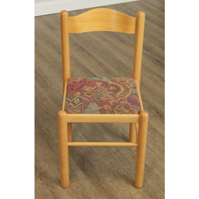 Mid Century Modern Blonde Beechwood Dining Chairs - Set of 4 For Sale - Image 4 of 13