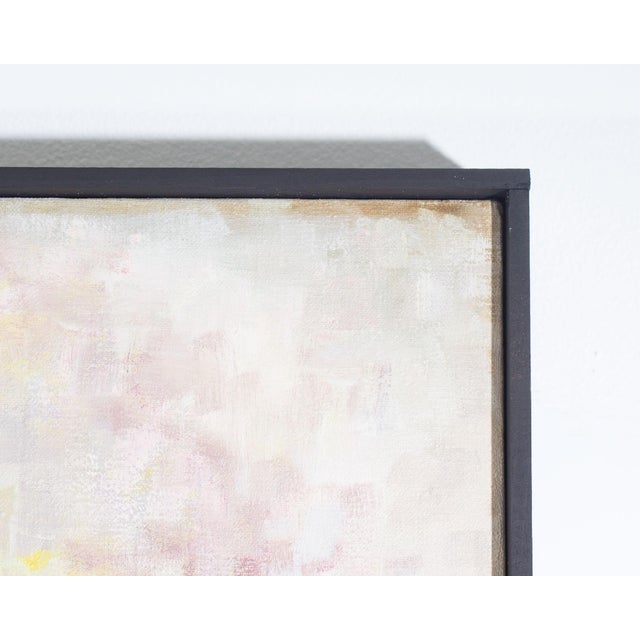 Yellow Abstract Oil on Canvas Floral Still Life Painting by Alejandro Camarena For Sale - Image 8 of 9