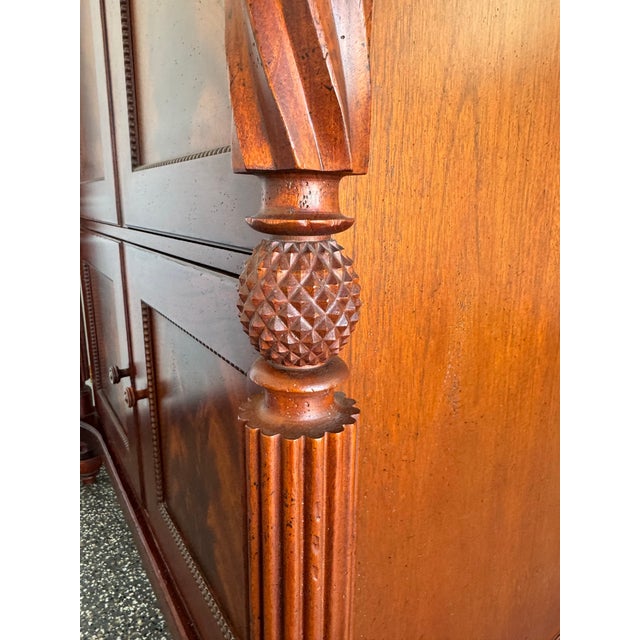 Auburn 1990s Baker Furniture Milling Road Armoire For Sale - Image 8 of 12