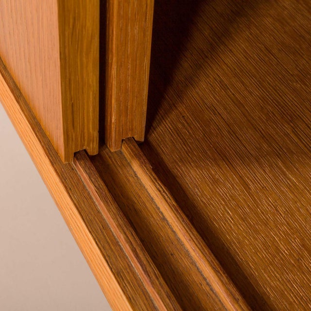 Vintage Oak Bookcase by Johannes Sorth for Nexo, 1960s For Sale - Image 13 of 16