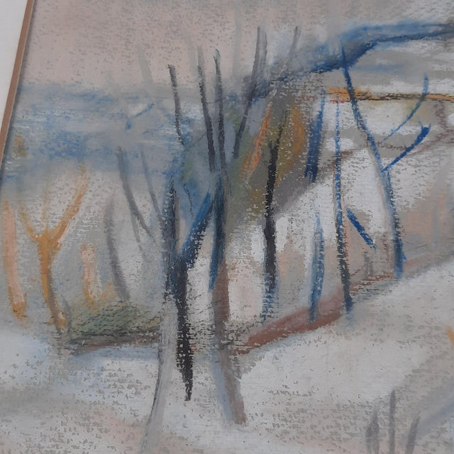Paolo Cattaneo, Landscape Winter Snow, 1980s, Oil, Framed For Sale - Image 4 of 12