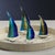 2020s Marisol 2-Piece Assorted Set Decorative Glass Sailboats, 10" For Sale - Image 5 of 8