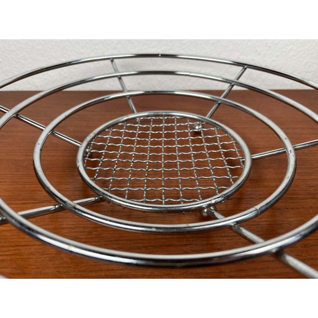 Postmodern Metal Mesh Fruit Bowl, 1980s For Sale - Image 11 of 16
