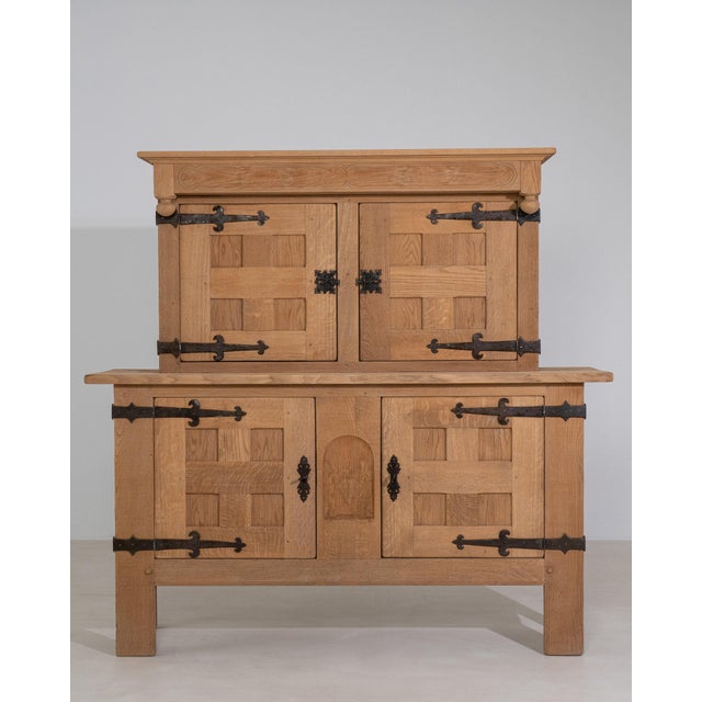 19th Century France Brutalist Black Wood Credenzas & Sideboards For Sale - Image 10 of 11